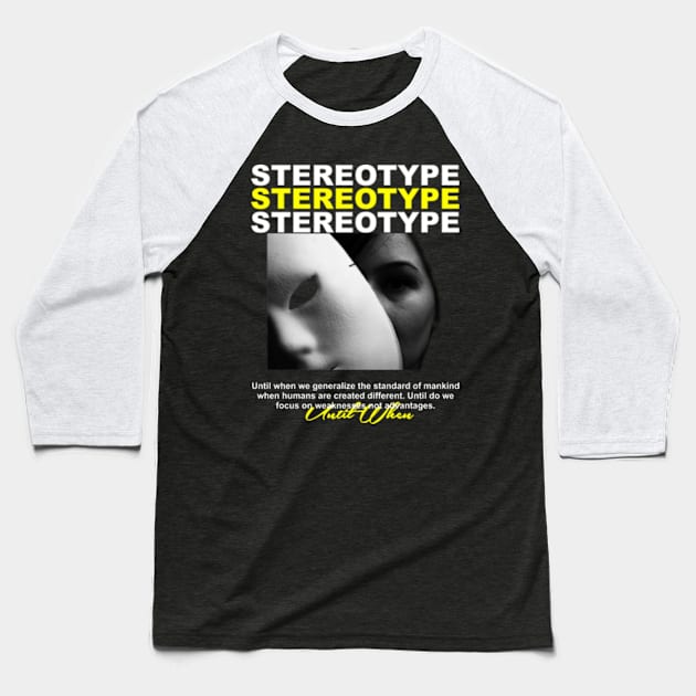 Stereotype Baseball T-Shirt by Sayan Graphic